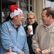 Paul Letalien shares a light moment with Captain Herb Emory (left) and another Toys for Tots supporter at last year's Marine Toys for Tots Foundation charity event. The yearly celebration was held at Fred's Bar-B-Q House in Lithia Springs. Captain Herb died earlier this year, and the iconic WSB radio traffic reporter's colleagues are carrying on his annual Toys for Tots drive this year in his memory. CONTRIBUTED BY PAUL LETALIEN