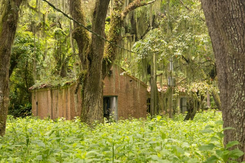 The former garage of the Torrey West House on Ossabaw Island on Friday, June 28, 2024. (AJC Photo/Katelyn Myrick)