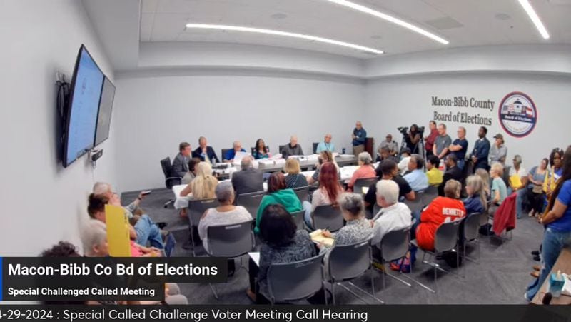 The Macon-Bibb County elections board voted to reject voter eligibility challenges filed by county Republican Party Chairman David Sumrall on April 29, 2024. (Courtesy photo)