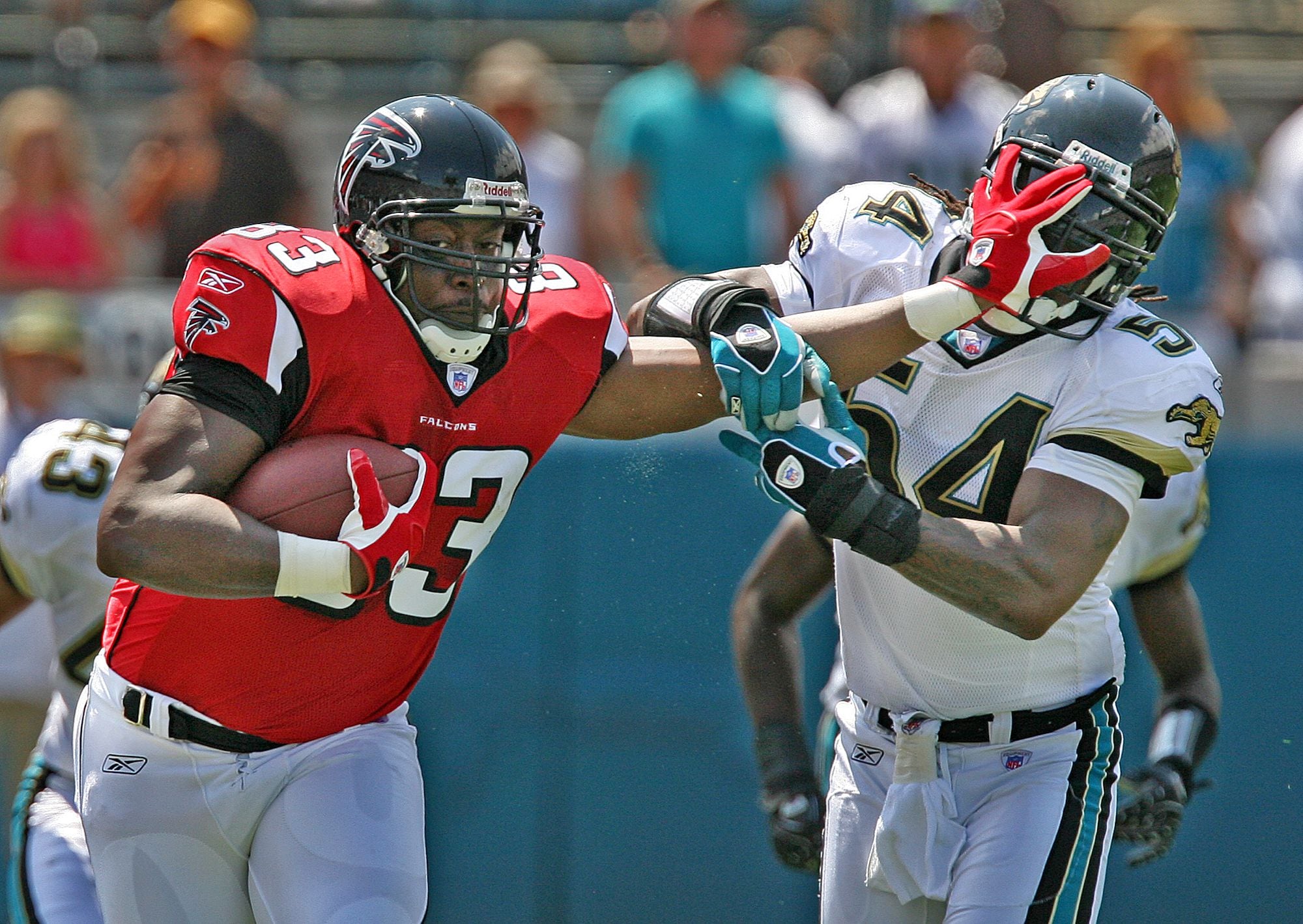 Lot Detail - 2006 Alge Crumpler Game Used Atlanta Falcons Home Jersey Vs.  Tampa Bay Buccaneers on 9/17/06 (Team COA)