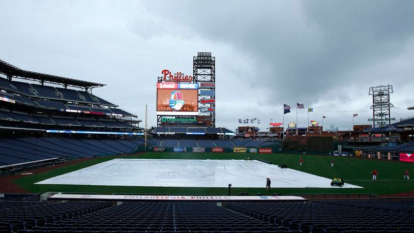 Braves, Phillies are rained out and the game is rescheduled as