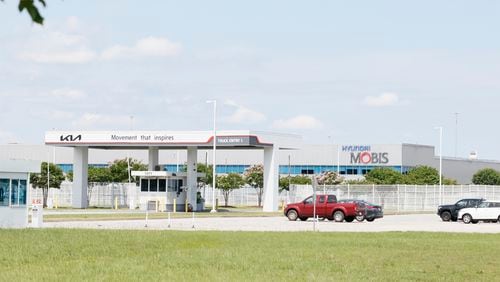 A Hyundai Mobis facility near the Kia Motors plant in West Point Georgia on Sunday, June 5, 2022. Miguel Martinez / miguel.martinezjimenez@ajc.com