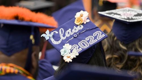 More than 60% of 2021 four-year college graduates majored in STEM, business or other technical fields associated with in-demand, high-paying jobs, based on Bush Institute analysis of U.S. Department of Education statistics. (Daniel Varnado/For the Atlanta Journal-Constitution)