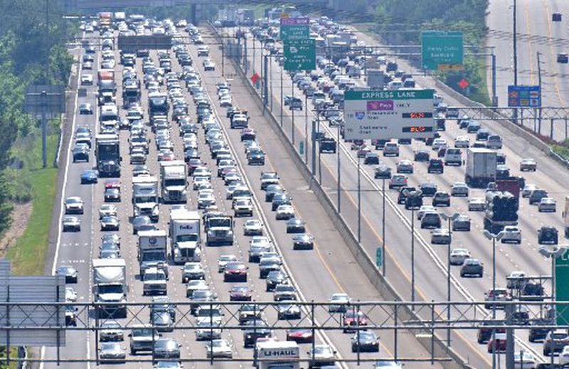 Traffic will just as bad during the weekend as it is during the week. HYOSUB SHIN /HSHIN@AJC.COM