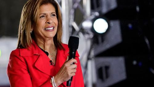 FILE - Hoda Kotb appears on NBC's "Today" show at Rockefeller Plaza on Thursday, May 19, 2022, in New York. (Photo by Charles Sykes/Invision/AP, File)