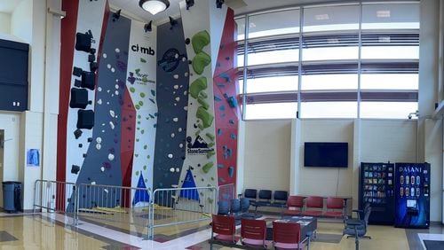 College Park's controversial rock wall could open for summer camp. Photo credit: Mose James