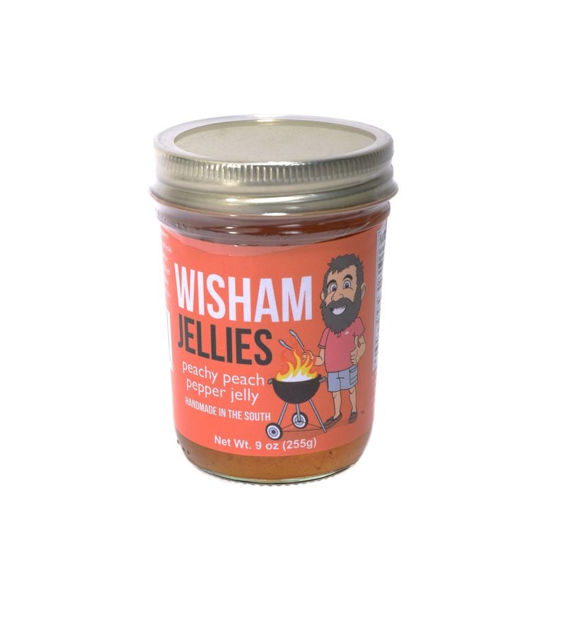 Grilled meats get a sweet/hot kick from Wisham’s sweet and spicy Peachy Peach Pepper Jelly. Photo by Eric Wisham