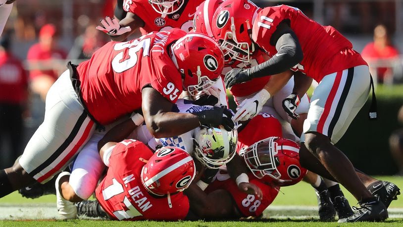 Georgia City With Georgia Bulldogs And Atlanta Braves 2021