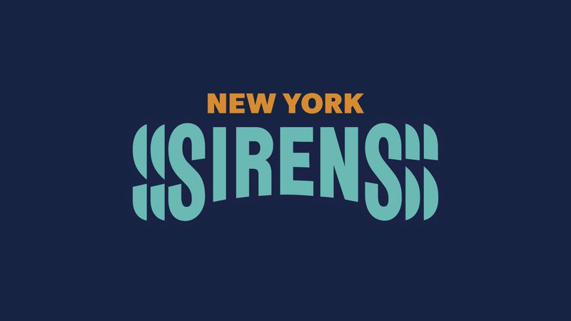 This image released by the PWHL shows the new logo for the New York Sirens hockey team on Monday, Sept. 9, 2024. (PWHL via AP)