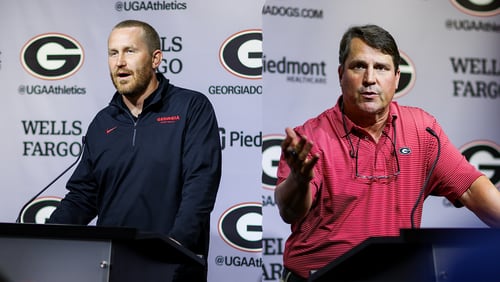 georgia football- co defensive coordinators-glenn schumann-will muschamp