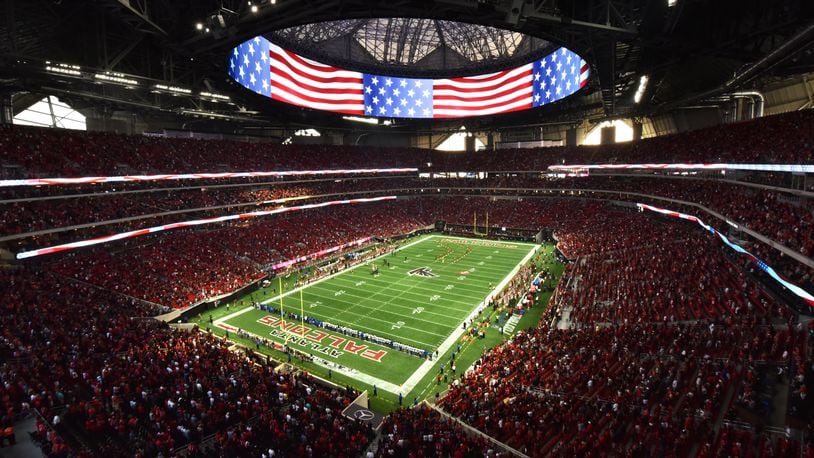 football game at mercedes benz stadium today