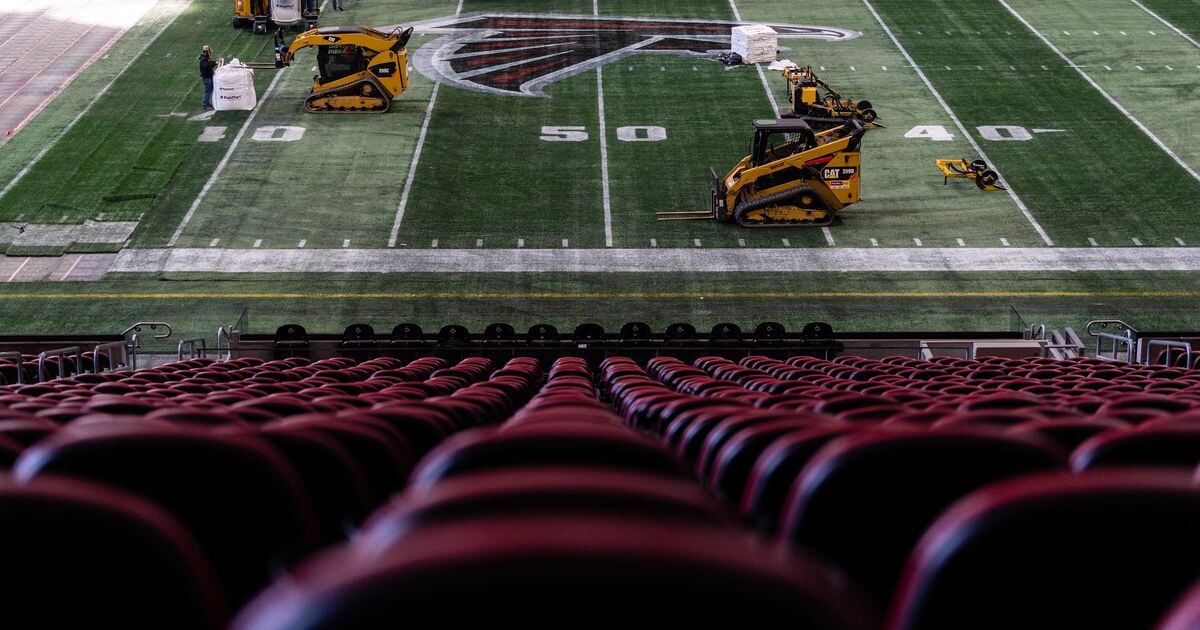 Behind the scenes at Mercedes-Benz Stadium - Athletic Turf