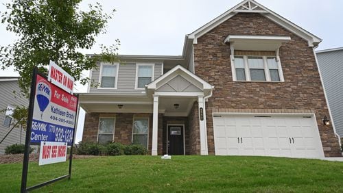 A year after the sudden halt to the U.S. economy, Atlanta home prices are still climbing. Here, a home for sale in Duluth. (Hyosub Shin / Hyosub.Shin@ajc.com)