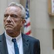 FILE - Robert F. Kennedy Jr. speaks to reporters at the Nassau County Supreme Court in Mineola, N.Y. on Aug. 21, 2024. (AP Photo/Stefan Jeremiah, Pool)